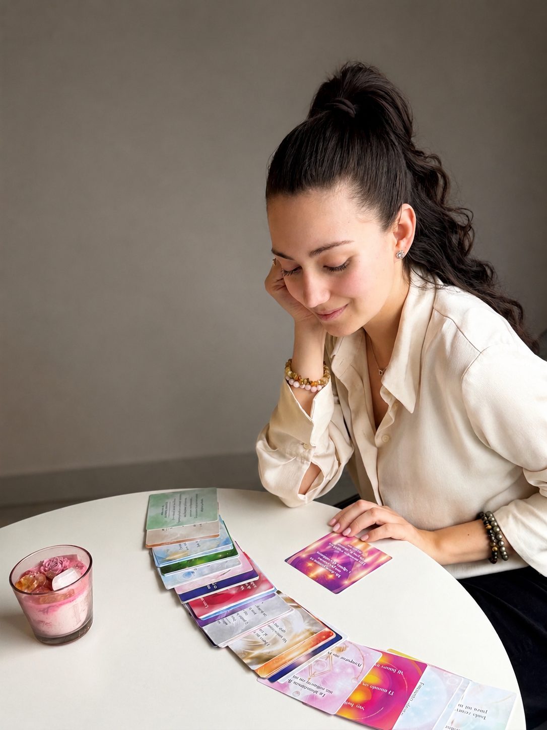 Canalización con cartas oráculo